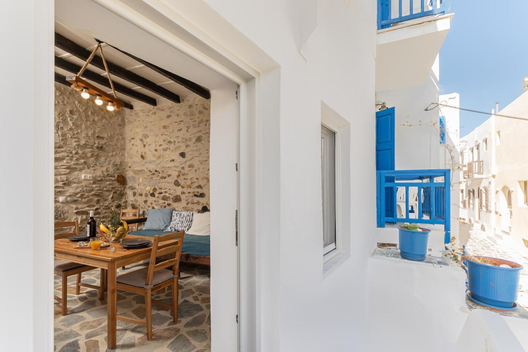 דירות Naxos City The White Stone House מראה חיצוני תמונה