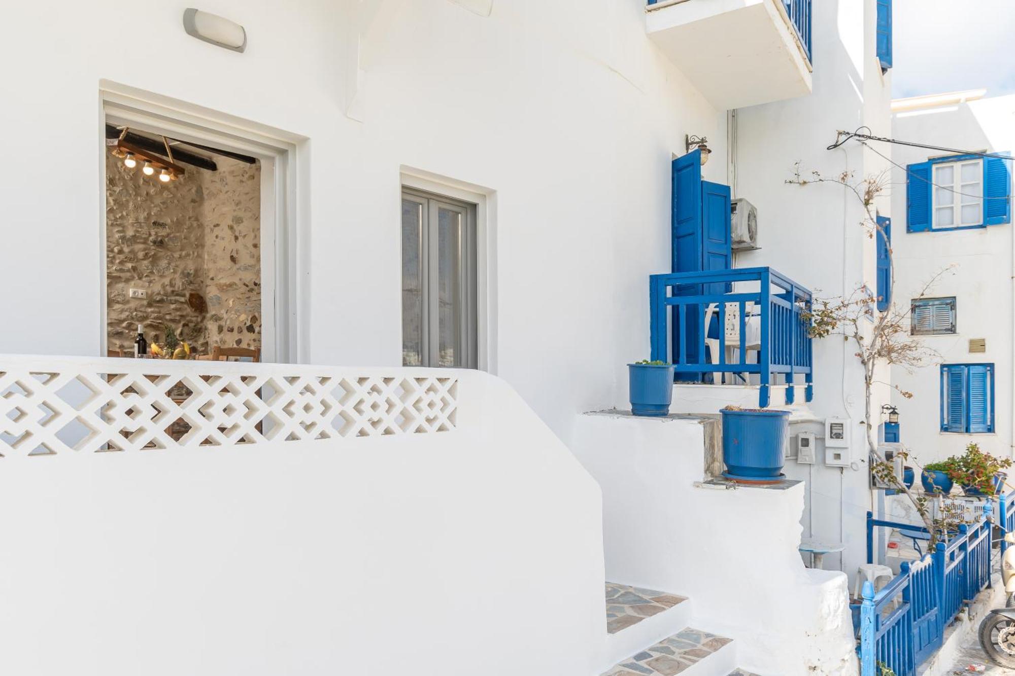 דירות Naxos City The White Stone House מראה חיצוני תמונה